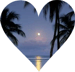 moon Mosaic Heart
